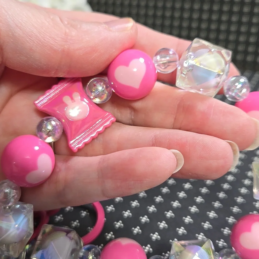 My Melody Pink Bundle, Bag Charms, Pens, Lip Balm 11 Piece Set NWT